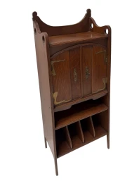 Arts & Crafts Art Nouveau Cabinet by H.P. Mutters & Zoon Den Haag, 1900s